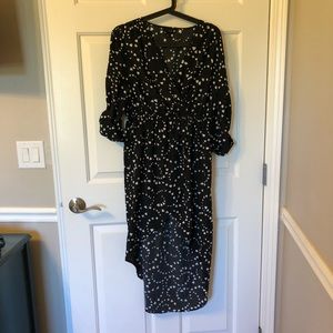 Torrid Split-Front High-Low Tunic Dress, Hearts